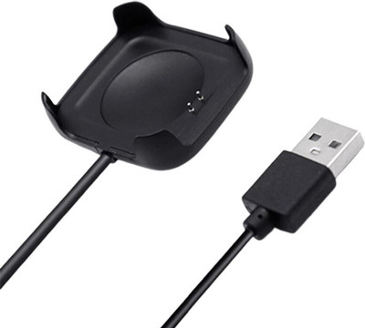 TECHEL Power Sharing Cable 3 m t500 katori charger Smart Watch 2 PIN Charging xdc4(Compatible with Multi - Text
only null values allowed, Black)