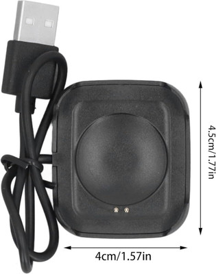 TECHEL Power Sharing Cable 3 m t500 katori charger Smart Watch 2 PIN Charging xdc14(Compatible with Multi - Text
only null values allowed, Black)