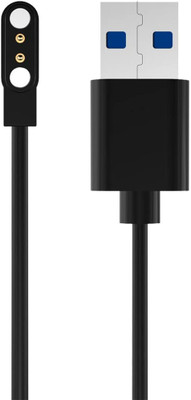 4uonly Power Sharing Cable 3 m Fire-Boltt Smart Watch USB Charger Magnetic Charging Cable ASZ5(Compatible with Multi - Text
only null values allowed, Black)