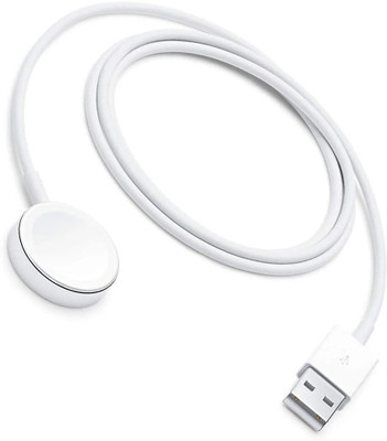 4uonly Power Sharing Cable 3 m T800 Ultra Smartwatch Magnetic Wireless Charger Charging bnm11(Compatible with Multi - Text
only null values allowed, White)