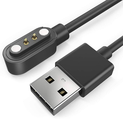 4uonly Power Sharing Cable 3 m Noise Magnetic Charging Cable 1 m Smartwatch Charger with opl1(Compatible with Multi - Text
only null values allowed, Black)