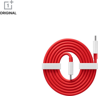 OnePlus USB Type C Cable 2 A 1.5 m C204A(Compatible with Charging Adapter, Red)