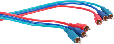 MX RCA Audio Video Cable 10 m 3 RCA / 3 RCA MALE DIGITAL RGB CORD 10 MTR(Compatible with TV, Red, Blue, Green)