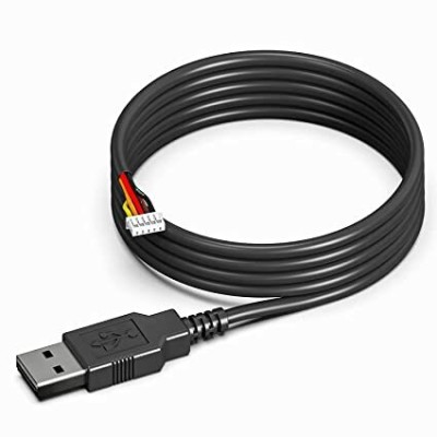 CHAMPION Micro USB Cable 1 m Mantra Cable Fingerprint Scanner Biometric USB 2.0(Compatible with Fingerprint Scanner Biometric USB 2.0 Mantra Cable,, Black, One Cable)