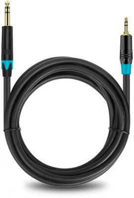 EKAAZ Stereo Audio Cable 10 m Golden Pin 1/4 TRS to 1/8 Stereo Cable, 3.5mm TRS Stereo to 1/4 inch TRS Mono Cable(Compatible with Smartphone MP3 Player, Laptop, Voice Recorder, Black) EKAAZ Stereo Audio Cable 10 m Golden Pin 1/4 TRS to 1/8 Stereo Cable, 3.5mm TRS Stereo to 1/4 inch TRS Mono Cable(Compatible with Smartphone MP3 Player, Laptop, Voice Recorder, Black)