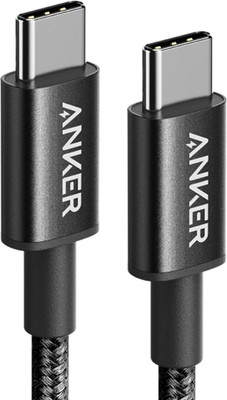 Anker Type C 1.01 m A8752H11(Compatible with All Type C devices, Black, One Cable, USB Type C To USB Type C)