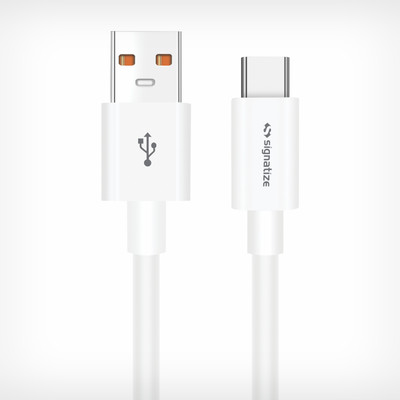 SIGNATIZE Type C 3 A 1.2 m 65W Fast Charging USB to C Cable Compatible Type-C Data & Charging USB Cable(Compatible with mobile, Purple)