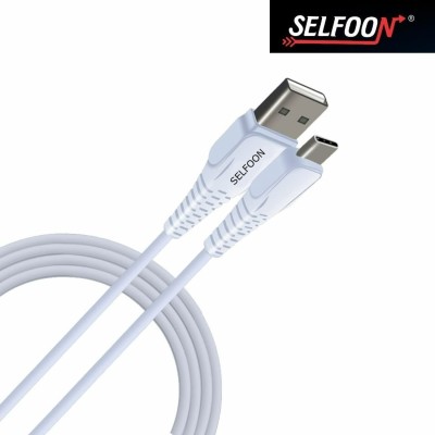 selfoon Type C 1 m CA-102 Type-c Fast Charging cable(Compatible with HDTV SET TOP BOX, LAPTOP, Oppo, Realme, Narzo, One plus, Vivo, Samsung, Mi, Redmi , poco, White, One Cable)