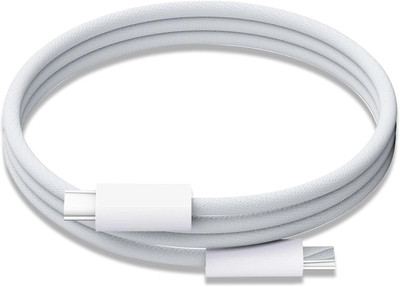 Marchpower Type C 5 A 1 m Original Type C to Type C Cable for iPhone Charger Cable (MFi Certified) 60 Watt(Compatible with iPhone 15 / iPhone 15 Plus/iPhone 15 Pro / iPhone15 Pro Max/iPad, White, One Cable, USB Type C To USB Type C)