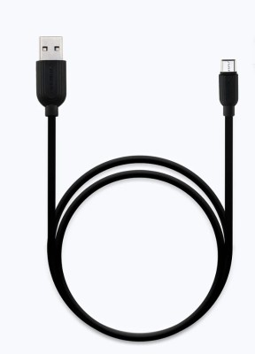 ZEBRONICS Type C 1 m ZEB-TU300C 3.1A BRAIDED HIGH SPEED CABLE(Compatible with All Phones With Type C port, Black, One Cable)