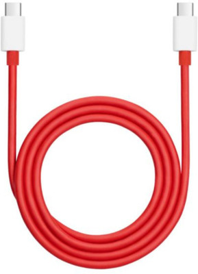 AVEVOUR ORIGINAL Type C 6 A 1 m Dual Layer Sheathing AV-0PCTC56-04(Compatible with Oneplus mobile, Red)