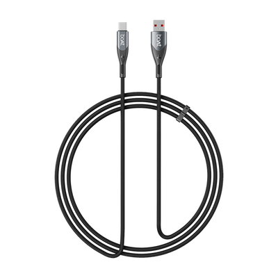 boAt Type C 1.2 m A to C 65W(Compatible with All devices with Type- C Port, Carbon Black, Grey, One Cable, USB Type A To USB Type C, 65 W)