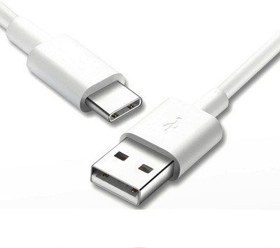 MRtech USB Type C Cable 3.1 A 1 m Fast Charging Type C Data Cable(Compatible with All Phones and Tablets with Type C Charging Port, White, One Cable)