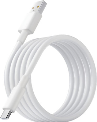 vivo USB Type C Cable 1 m Type C Fast Charging Data Cable(Compatible with Vivo, White, One Cable)
