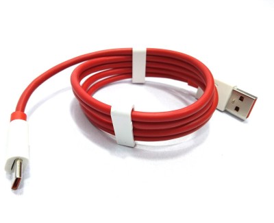 AYUVEDA USB Type C Cable 6.5 A 1.00332999999995 m Copper Braiding fast charger for mobile 65w type b(Compatible with 18W/27W FAST AND QUICK CHARGER CABLE |Compatible with SAMSUNG F41, Red, One Cable)