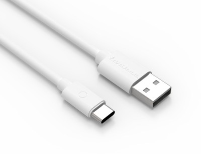 twance USB Type C Cable 1 m T20W PVC - Type C to USB Charging & data sync Cable, 1 M(Compatible with Smart Phone, IOS Android, White, One Cable)