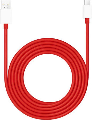 OnePlus USB Type C Cable 10 A 1.5 m (OnePlus Original Pouch Pack)-SUPERVOOC, VOOC, DASH, WARP, QC- DL129(Compatible with OnePlus Open/OnePlus 11/OnePlus 11R/OnePlus 10 Pro/OnePlus 10R/OnePlus 9R, Red, One Cable)