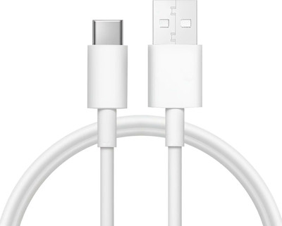 vivo USB Type C Cable 1 m Flash Charge 2.0 Type C Fast Data Cable(Compatible with Vivo, iQOO, White, One Cable)