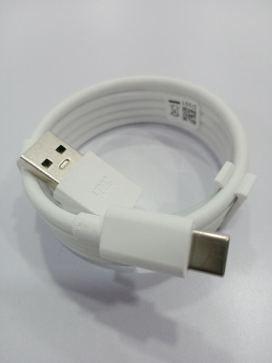 NUKAICHAU USB Type C Cable 6.5 A 1.00314999999995 m Copper Braiding data cable type d(Compatible with USB Type C Data Fast Sync Charging Cable, White, One Cable)