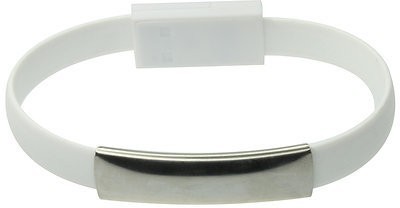 Rexalt USB Type C Cable 2 A 0.22 m White Bracelet Charger for Type-C 0.225 m USB Type C Cable(Compatible with Men, Women, Childrens, Boys, Girl, White, One Cable)