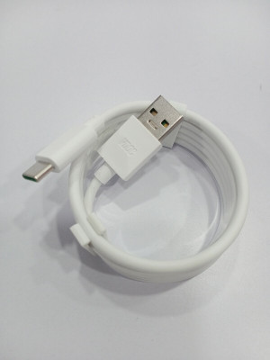 NUKAICHAU USB Type C Cable 6.5 A 1.31 m Copper Braiding Data cable type c to type c(Compatible with Type-C Cable for Xiaomi Poco F1 Xiaomi Redmi Note 7 Pro | Data Sync Cable, White, One Cable)