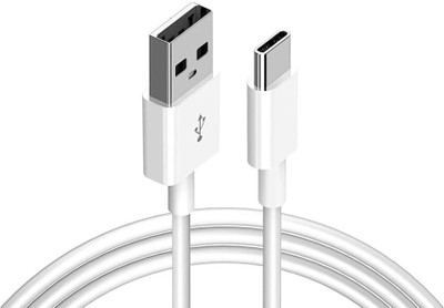 FONACC USB Type C Cable 1 m 3.1A USB to Type C TPE Data Cable(Compatible with Mobile, Tablet, Computer, White)
