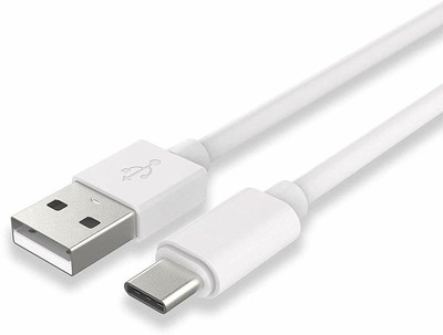 SAYENY USB Type C Cable 2 A 1 m Type-c-for-all-mobile-phones(Compatible with Mobile Phone, White)