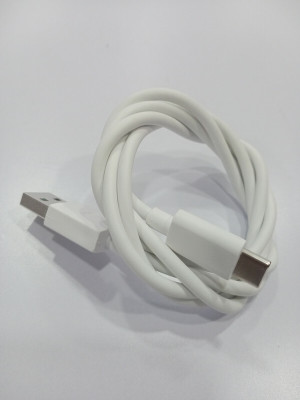 AYUVEDA USB Type C Cable 6.5 A 1.00151999999998 m Copper Braiding Super Fast Charge Wall Charger 5V 4A Adapter USB-C Dash Charging Cable(Compatible with car charger fast charging c type, White, One Cable)