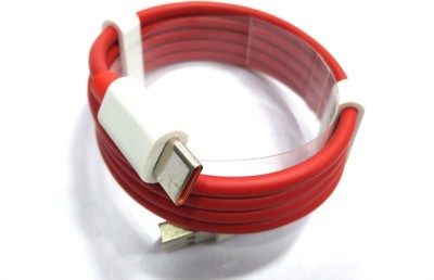 AIZIAN USB Type C Cable 6.5 A 1.00378999999995 m Copper Braiding mi c type cable for mobile(Compatible with For Oneplus 6T | Oneplus 5T | Oneplus 5 | Oneplus 3T | Oneplus 3 | Oneplus 8, Red, One Cable)