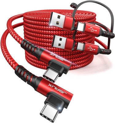 ZITRONIX USB Type C Cable 1.5 m 100W USB C Charger Cable [2-Pack 10FT], USB C to USB C Fast Cable iPhone 15(Compatible with female extension, Grey)