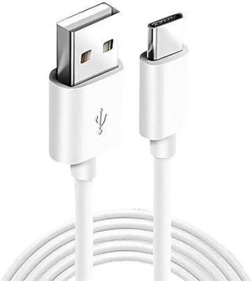 PRODART USB Type C Cable 3.6 A 1 m 27W Type C Rapid Quick Fast Charging Cable(Compatible with All Type C USB Port Mobile Phone, White, One Cable)