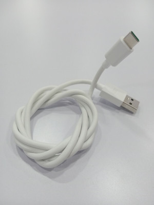 AYUVEDA USB Type C Cable 6.5 A 1.00339999999995 m Copper Braiding fast charging cable(Compatible with 3.1 Amp Fast Charging Cable USB Type C Cable (Support Fast Charging & Data Sync), White, One Cable)