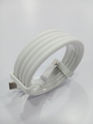 NUKAICHAU USB Type C Cable 6.5 A 1.3 m Copper Braiding Data cable type b boat(Compatible with Super Fast Charge Wall Charger 5V 4A Adapter USB-C Dash Charging Cable, White, One Cable)