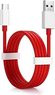 XAZE USB Type C Cable 2 A 1 m USB Type C Cable 6.5 A 1 m 65W-10W/6.5A CHARGER CABLE OPPO/REALME/ONEPLUS, 119(Compatible with OPPO/REALME/ONEPLUS, 119, Red, One Cable)