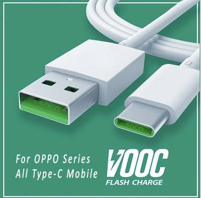 PhoneTec USB Type C Cable 6 A 1 m TYPE C 6AMP VOOC CABLE FOR OPPO MOBILE PHONE