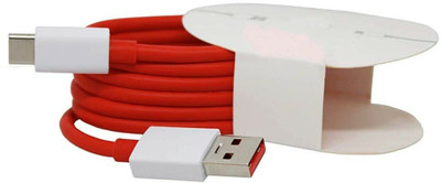 NUKAICHAU USB Type C Cable 6.5 A 1.42 m Copper Braiding mi note 8 charger type c cable(Compatible with 65W/6.5A SUPER FAST CHARGING CABLE TYPE C SUPPORT, Red, One Cable)