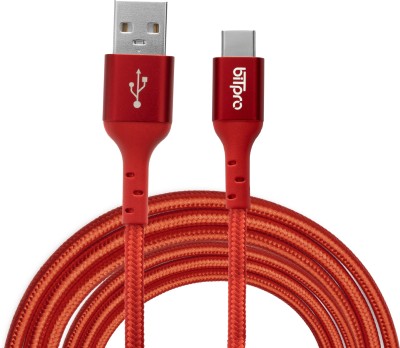 BITPRO USB Type C Cable 2 A 1.8 m Nylon Braided NA2C(Compatible with Tablet, Smartphone, Macbook, Camera, Laptop, White, One Cable)