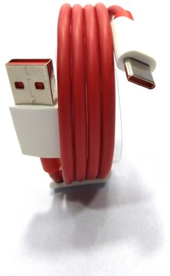 AIZIAN USB Type C Cable 6.5 A 1.24 m Copper Braiding c type cable for mobile charger vooc(Compatible with fast charger for mobile 30w type c, Red, One Cable)
