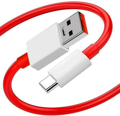 SANNO WORLD USB Type C Cable 6.5 A 1 m Copper Braiding mi data cable fast charging type c(Compatible with 65W SUPERDART/VOOC TYPE C, Red, One Cable)