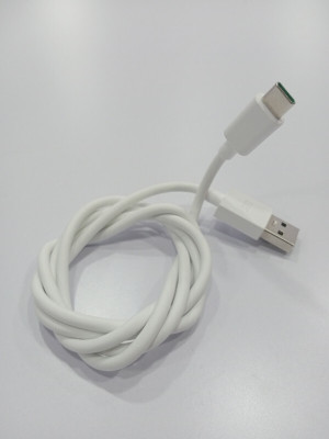 AYUVEDA USB Type C Cable 6.5 A 1.00339999999995 m Copper Braiding fast charging cable(Compatible with 3.1 Amp Fast Charging Cable USB Type C Cable (Support Fast Charging & Data Sync), White, One Cable)