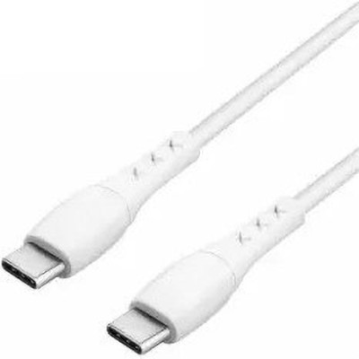 SHAAIMU USB Type C Cable 2.4 A 1 m Speed C 2.4 Amp Type C Fast Charging Copper Cable,480 MBPS Data Sync Speed(Compatible with Type-C Smartphones, Type-C MP3 Players, All other Type-C Devices, White, One Cable)