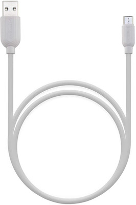 ZEBRONICS USB Type C Cable 2 A 1 m Zeb-TU300C Charge and Sync, 1 Metre Length(Compatible with mobile / tablet, White, One Cable)