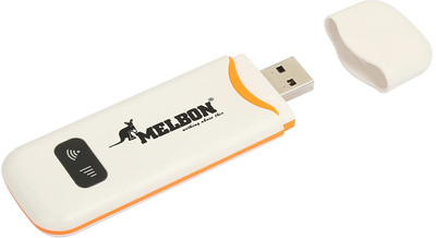 Melbon 4G LTE WiFi USB Dongle Stick with All SIM 4G 5G Network Support 150 Mbps Data Card ,Calls not Supported(White)