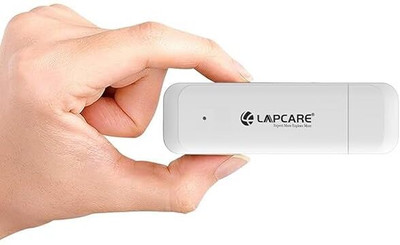 LAPCARE LDF 90 USB 4G modem with all Sim Network Support, 4G Data Card with Wifi 14.4 Mbps Data Card ,Calls not Supported(White)