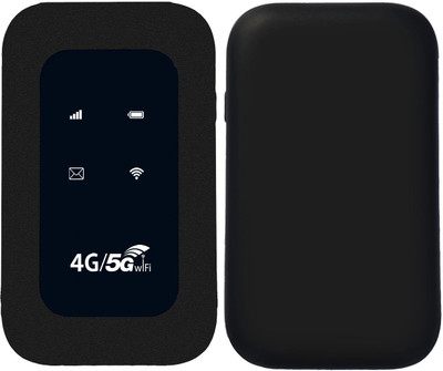Zeorgia 4G LTE WiFi USB Dongle Multi SIM, Fast Speed, Compact Data Card(Black)