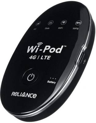 Wi-POD Reliance WD670 4G LTE Dongle All sim supported 4G Router Data Card
