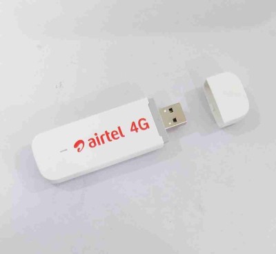 Huawei Airtel E337 4G Usb Dongle All Sim Support Wifi Not Supported By Brandroot Data Card(White)