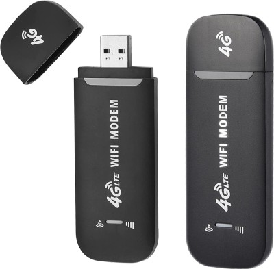 MARS 4G LTE Wifi Dongle For All SIM 4G Network Support With Wifi Hotspots 2 Pcs Combo Data Card(Black)
