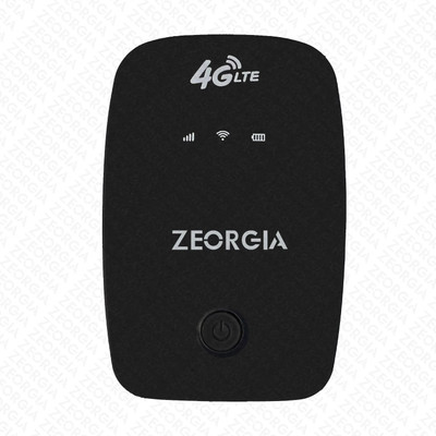 Zeorgia 4G LTE Portable WiFi Hotspot Dongle with Multi SIM Network Support 150 Mbps Data Card ,Calls not Supported(Black)