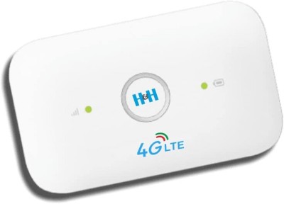 plusone H&H4G Wireless Router with All Sim Support,4G Data Card Portable WiFi Hotspot Data Card(White)